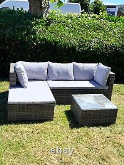 Rattan Garden Furniture Corner Sofa Lounge Set Garden Furniture