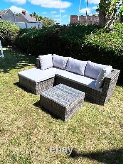 Rattan Garden Furniture Corner Sofa Lounge Set Garden Furniture