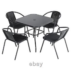 Rattan Garden Furniture Dining Set Conservatory Patio Indoor Outdoor Table Chair