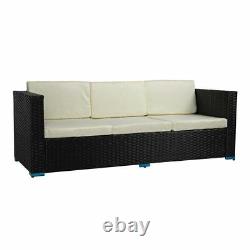 Rattan Garden Furniture Patio Corner Sofa Set Lounger Table Outdoor Conservatory