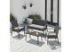 Rattan Garden Furniture Set 4 Piece Conservatory Patio Outdoor Table Chairs Sofa