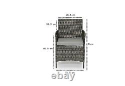 Rattan Garden Furniture Set 4 Piece Sofa Table Wicker Outdoor Conservatory Patio