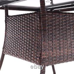 Rattan Garden Furniture Set Indoor Outdoor Patio Dining Coffee Table Chairs Seat