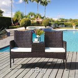Rattan Garden Furniture Set Table & Chairs Outdoor Patio Set Conservatory
