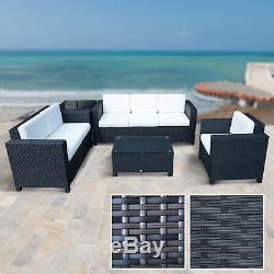 Rattan Garden Furniture Set Weave Wicker Sofa Chair Table Patio Conservatory