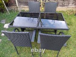 Rattan Garden Furniture Table And Chairs Set