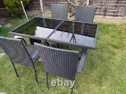 Rattan Garden Furniture Table And Chairs Set