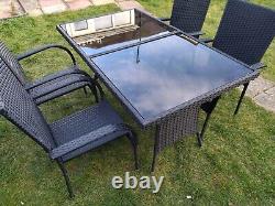 Rattan Garden Furniture Table And Chairs Set