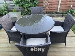 Rattan Garden Furniture Table & Chairs