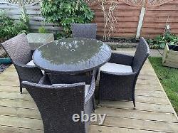 Rattan Garden Furniture Table & Chairs
