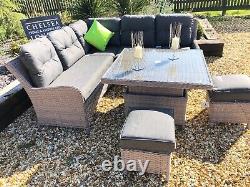 Rattan Garden Furniture corner Sofa Set