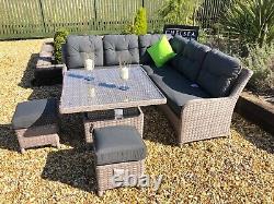 Rattan Garden Furniture corner Sofa Set