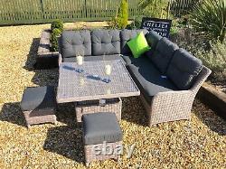 Rattan Garden Furniture corner Sofa Set