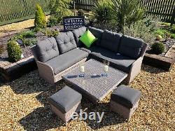Rattan Garden Furniture corner Sofa Set