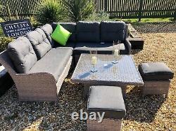 Rattan Garden Furniture corner Sofa Set