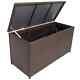 Rattan Garden Storage Box Outdoor Storage Chest Patio Furniture