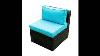 Rattan Patio Furniture Set Wicker Sofa Cushioned Sectional Furniture Set Garden Patio Sofa Set 5