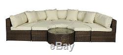 Rattan Sofa Garden Outdoor Furniture Set Monaco