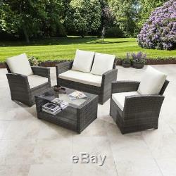 Rattan Sofa Set 4 Seater Garden Furniture