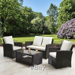 Rattan Sofa Set 4 Seater Garden Furniture