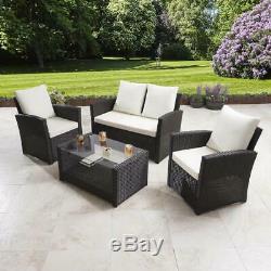 Rattan Sofa Set 4 Seater Garden Furniture