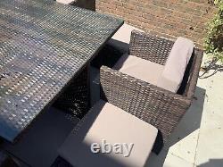 Rattan cube garden furniture