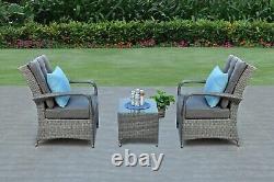 Rattan garden furniture