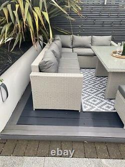 Rattan garden furniture