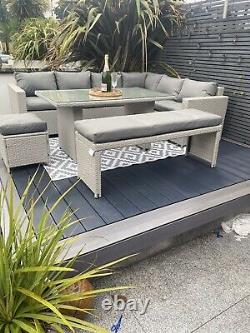 Rattan garden furniture