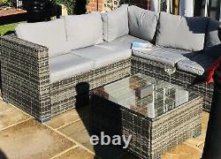 Rattan garden furniture