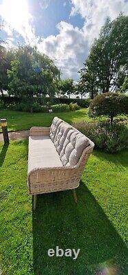 Rattan garden furniture