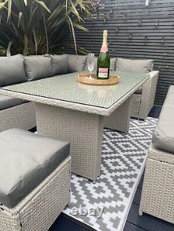 Rattan garden furniture