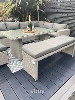 Rattan garden furniture