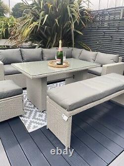 Rattan garden furniture