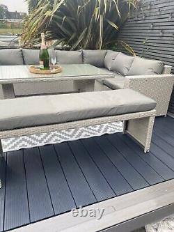 Rattan garden furniture