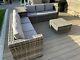 Rattan Garden Furniture Set Grey By Yakoe- Vancouver Great Condition