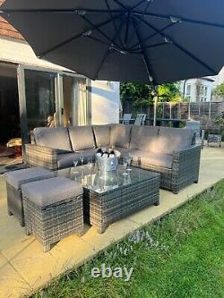 Rattan garden furniture set olympic offer