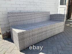 Rattan garden furniture used
