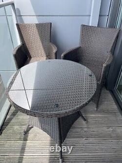 Royalcraft All Weather Rattan 4 Seater and Table Garden Furniture Set