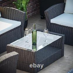 SALE 4 Seater Garden Rattan Patio Brown