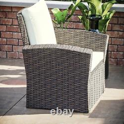 SALE 4 Seater Garden Rattan Patio Brown