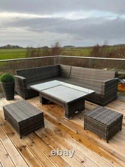 Soho Rattan Wicker Luxury Corner Sofa / Dining Set Chair Garden Patio Furniture