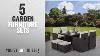 Top 10 Garden Furniture Sets 2018 Rattan Cube Garden Furniture Set 8 Seater Brown