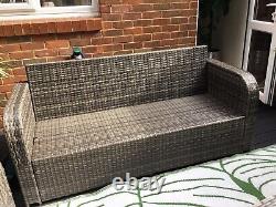 Used Grey Rattan Garden Furniture