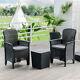 Weatherproof Rattan Garden 4pcs Pp Chairs Sofa Table Outdoor Patio Furniture Set
